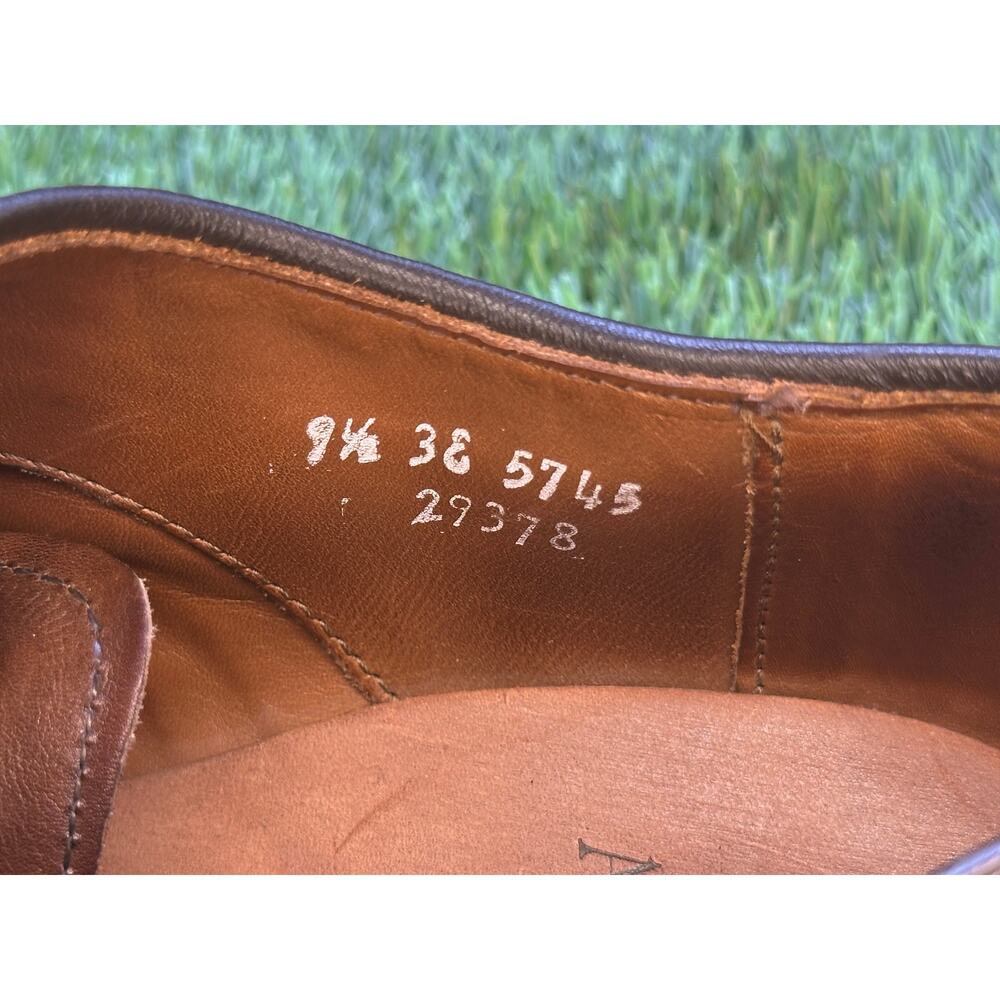Allen Edmonds Fifth Avenue Oxford Dress Shoes Men's 9.5 Brown Leather Cap Toe - Picture 15 of 15
